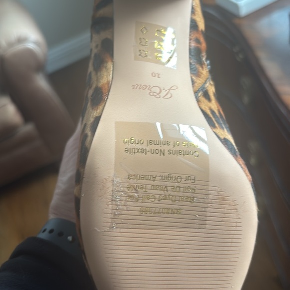 J. Crew Leopard Print Heeled Boots with Pointed Toe - Picture 3 of 3